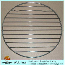 Eco-friendly round cooking ware steaning rack stands stainless steel sturdy steamer racks steel wire wok rings
